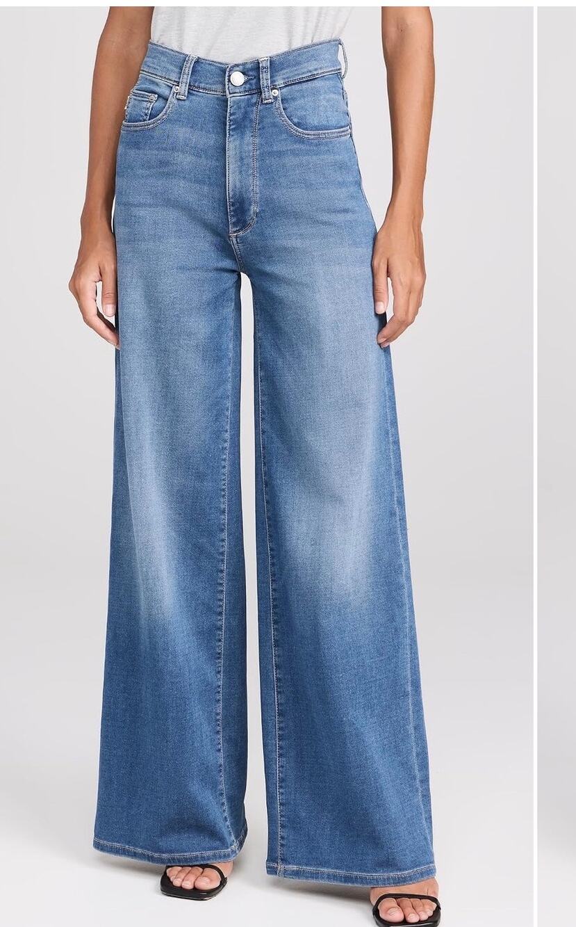 DL1961 Hepburn wide leg jeans river bank sz 30 $229